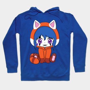 creepypasta red panda (candy pop) Hoodie